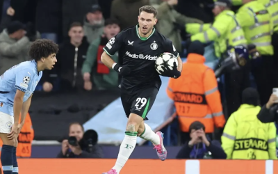 SANTIAGO GIMÉNEZ REAPARECE CON FEYENOORD Y ANOTA EN CHAMPIONS LEAGUE ANTE MANCHESTER CITY